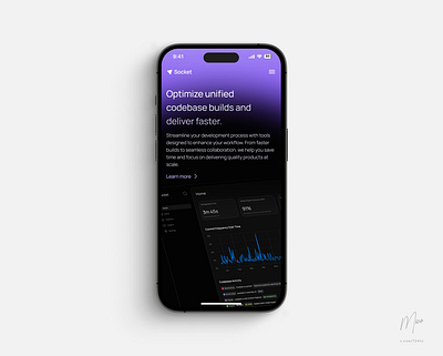 Mobile Hero Section Exploration figma mobile design ui ux visual design