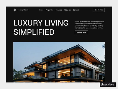 Architecture Website Animation appartment arch website architecture architecture website bold building construction contemporary architecture exterior design house design landing page property real estate startup studio ui uiux ux webdesign website design