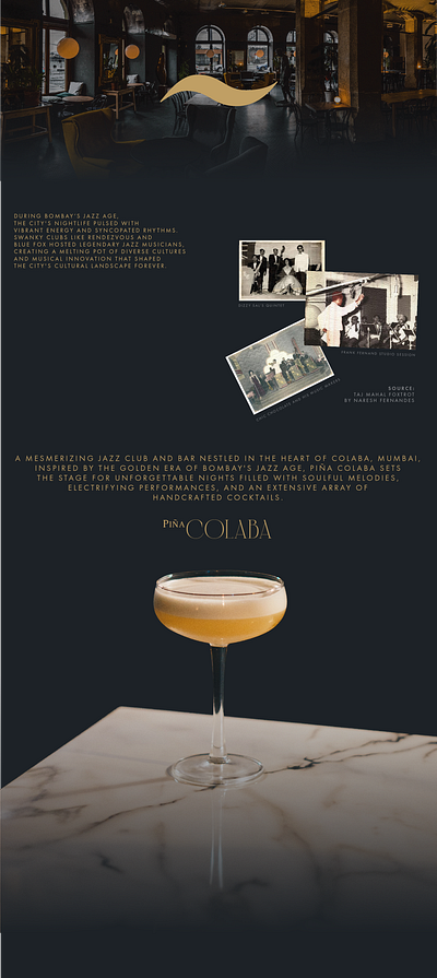 Piña Colaba: Jazz Club and Bar brand identity prism branding genarative ai graphic design jazz logo piña colada