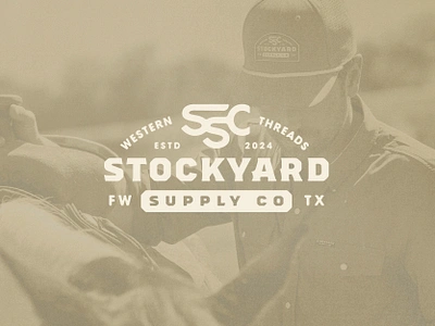 Stockyard Supply Co. Logo apparel branding campaign cattle brand cowboy design dust fort worth horses logo logo design monogram new graphics outlaw ranch brand stockyards texas graphics vector western wild west