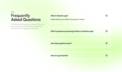 FAQs Section | Glassmorphism faq glassmorphism graphic design ui