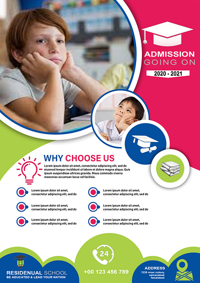 Admission Going On design flyer design graphic design social media post