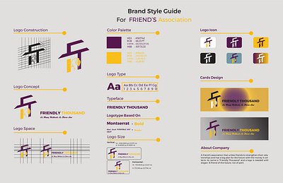 FRIEND’S Association Brand Style Guide. layout