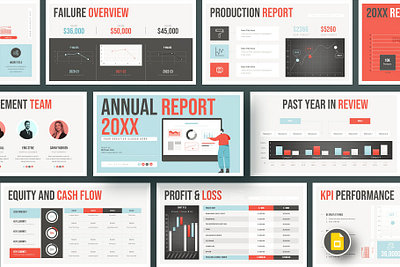 Annual Report Google Slides Presentation business plan marketing strategy template