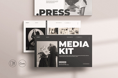 Media Kit Presentation Template Design branding guidelines