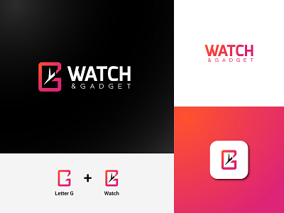 Watch & gadget Icon | Watch shop product design arthint brand branding clock e commerce gradient logo icon logo trend 2025 mark minimal modern logo online store packaging design product design shop logo tech brand tracking visual identity watch watch shop