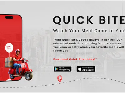 Quick Bite graphic design ui