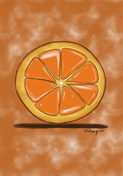 That Orangish Orange digital art