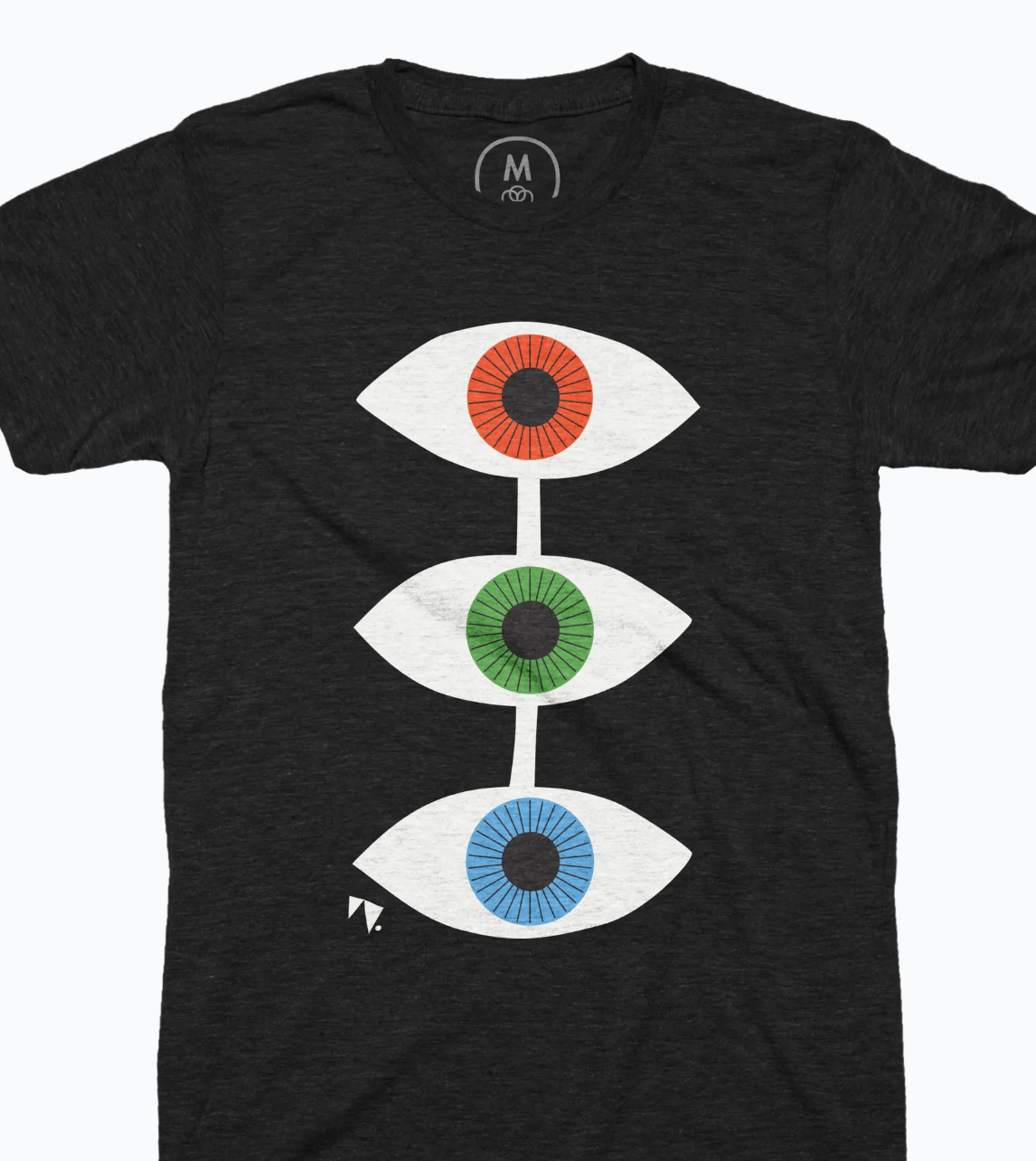RGB Eyes bizarre cartoon cartoon eyes cartoon mod merch design merch graphics red green blue rgb rgb eyes strange t shirt t shirt design t shirt graphics three eyes tote bag design tote bag graphics triclops waltoons weird
