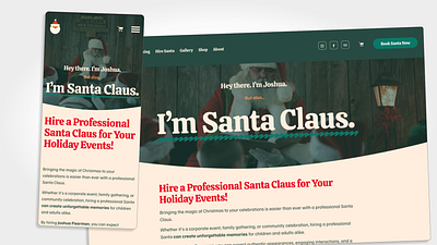 Hire Texas Santa branding graphic design illustration logo pencil procreate ui web design