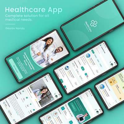 Health Care App UI 3d animation app apps branding graphic design healthcare medical mobile mobile application mobile ui motion graphics phone prototype ui ux website