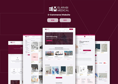 ELARABI MEDICAL E-COMMERCE WEBSITE ui