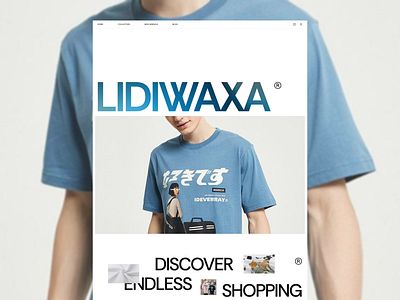 LIDIWAXA® - Ecommerce Website ecommerce ecommerce website homepage landing page online store store ui web web design website website design