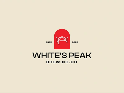 White's Peak alcohol beer brand identity branding brewery design drinks graphic design logo logo design logo identity design peak visual identity design