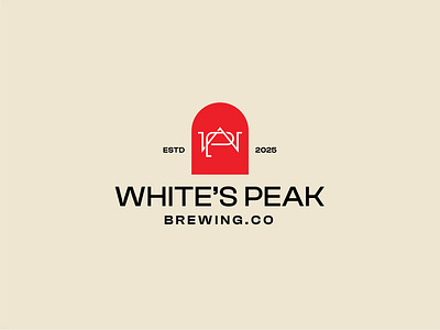 White's Peak alcohol beer brand identity branding brewery design drinks graphic design logo logo design logo identity design peak visual identity design