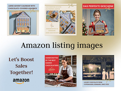 Chocolate Advent Calendar listings design a plus design advent calendar amazon amazon designer amazon listings amazondesigner amazonimages branding chocolate listings design designer ebc ebc design listings design premium a plus product images ui ui designer visual designer