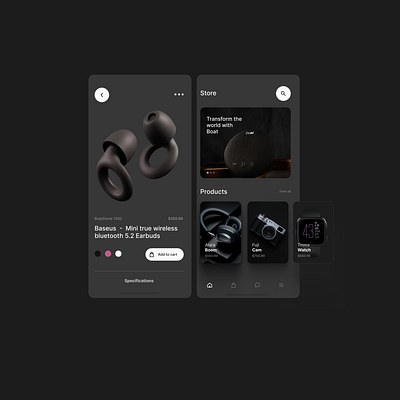 Airpod Mobile Screen Design airpod ecommerce hirefreelancer hireme mobileapp nigeriandesigner screendesign ui uiux uiuxdesign