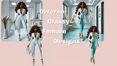 Female Classy Designs design graphic design illustration vector