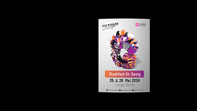 Stadtfest St. Georg 2022 2023 2024 adobe after effects animation graphic design hamburg indesign magazin print stadtfest st. georg