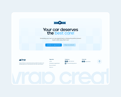 Footer Design // Landing Page Design footer design landing page landing page design ui ux website website design