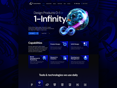CosmicMotive.com Website 2025 branding design illustration mobile product ui ui design ux web web design