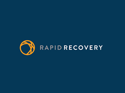 Rapid Recovery Concept brand branding connected corporate design graphic design icondesign indiana logo office unemployment vector world