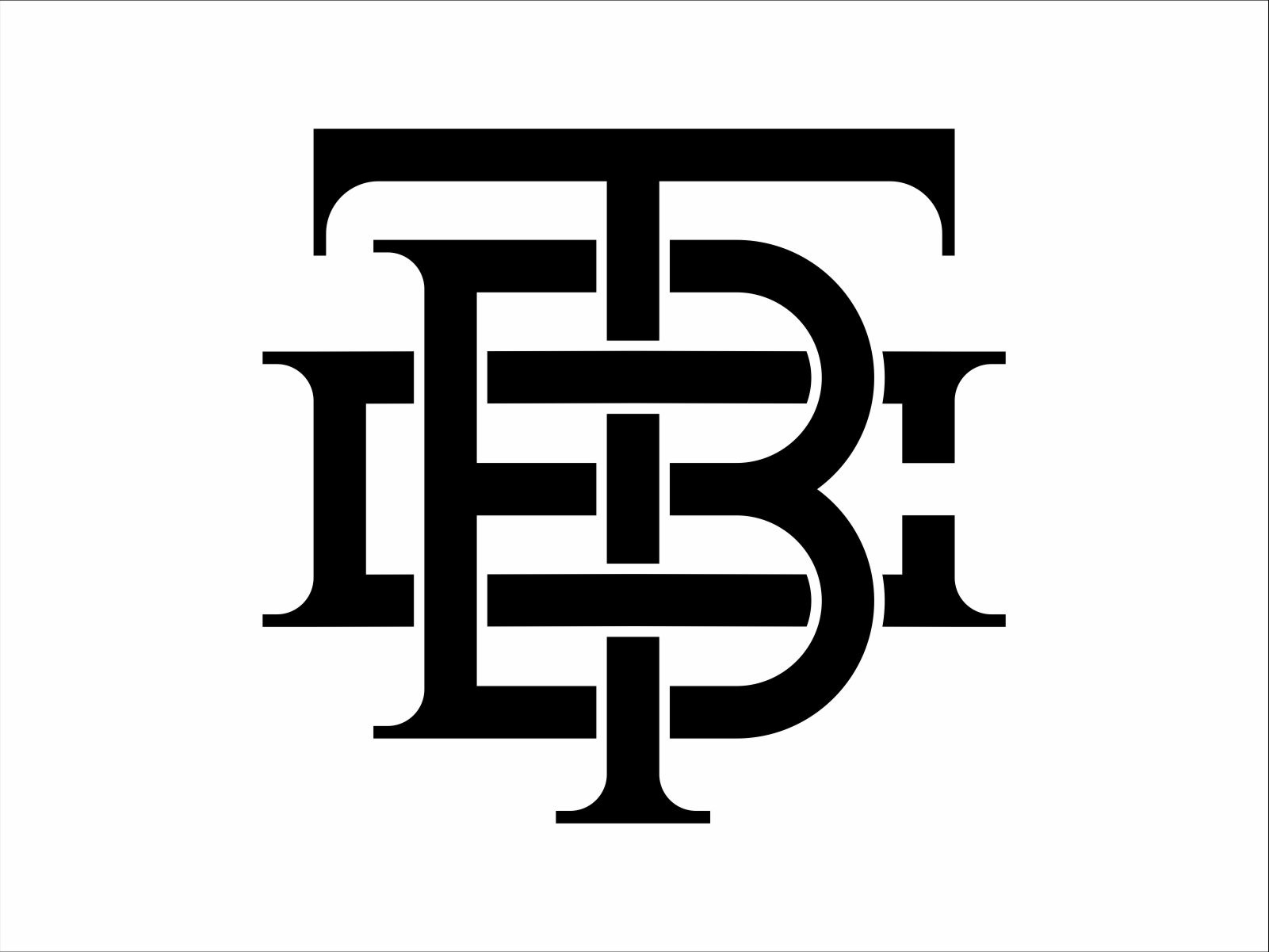 Example of Custom Three Letter Monogram Logo