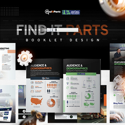 Findit Parts Booklet Design brandcollateral branding brochuredesign businessbrochure corporatedesign creativedesign graphic design graphicdesign logo marketingdesign marketingmaterial printdesign productbrochure promotionalmaterial salesbooklet salesmaterial salestools