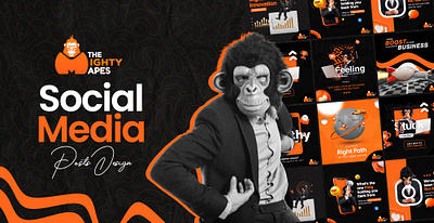 The Mighty Apes Social Media Branding brandidentity branding brandstrategy contentcreation creativedirection digitalbranding graphic design instagramdesign logo marketingdesign motion graphics socialmediabranding socialmediadesign socialmediamanagement socialmediaposts socialmediastrategy visualcontent