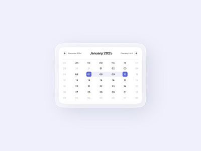 Daily UI Challenge #6 calendar design calendar widget design mobile design ui ui calendar ui design widget design