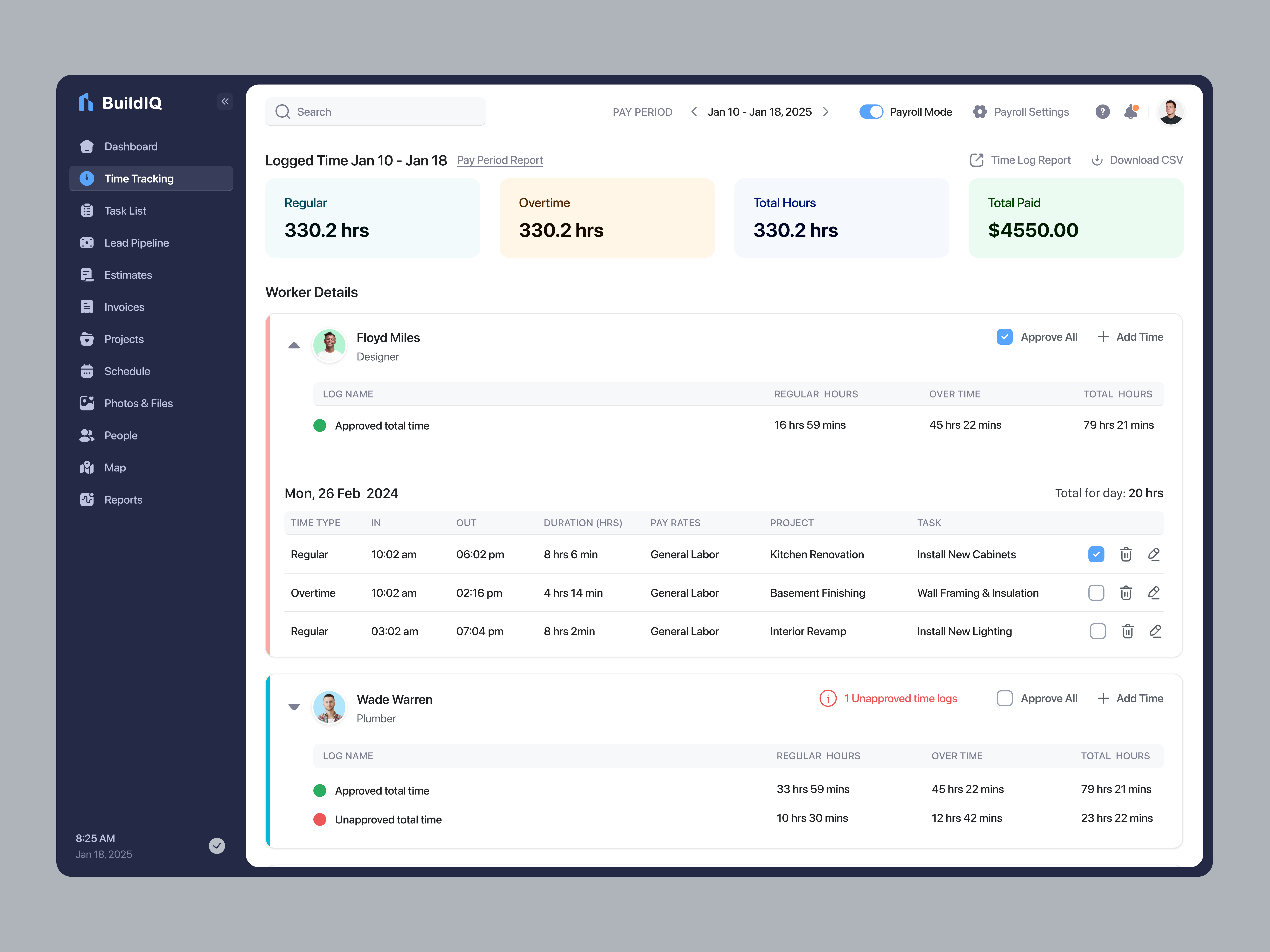 Example of Complex Saas Webapp Design