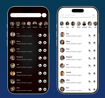 Direct Messaging app-#DailyUI13 branding dailyui design message mobile app design typography ui ux