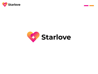 Star love modern logo| star icon| negative space branding business logo creative custom logo design graphic design heart logo logo creator logo design logo designer logo idea logo maker logo mark love love icon minimal logo modern star unique logo