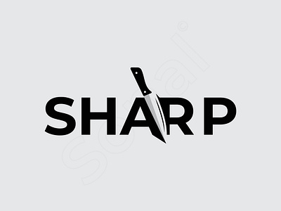 SHARP LOGO creativedesign graphicdesign logo design minimalistart negativespace sharplogo