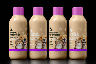 Pet Shampoo Packaging Design cat shampoo label design dog shampoo design graphic designer label design oil packaging design pet shampoo design product design shampoo bottle design shampoo design shampoo packaging design