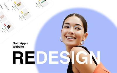 Website redesign (Thumbnail) consept cover gold apple graphic design preview redesign thumbnail ui ux ui website