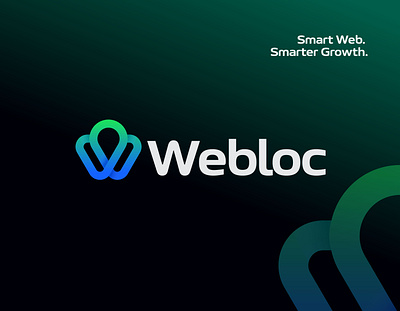 Webloc - W logo, W letter, Modern logo, Branding, UI ai app branding creative logo design illustration logo logo design logo designer logo maker modern logo software tech technology trendy logo ui w letter logo w logo web website