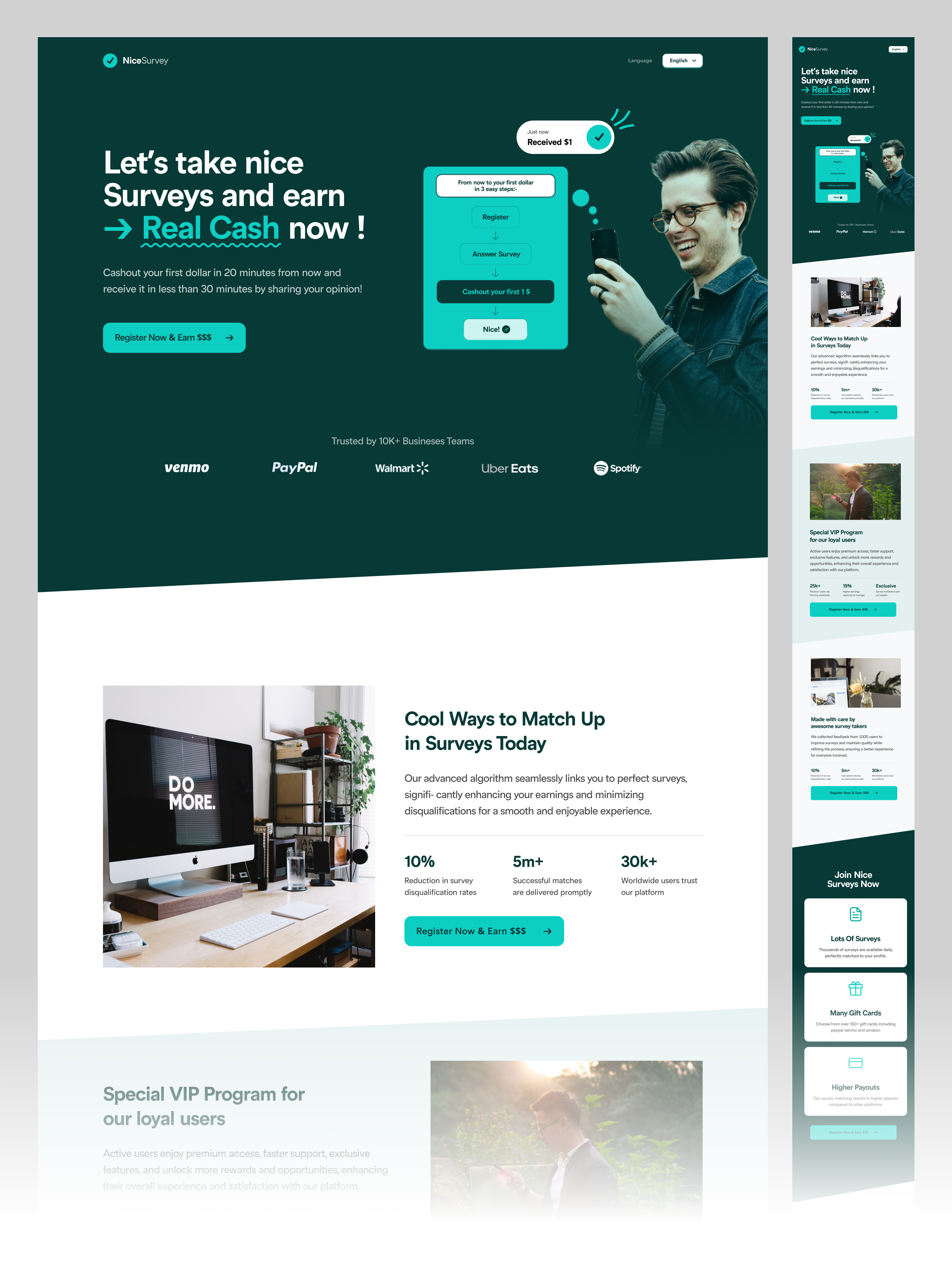 Real Cash - Website Design Exploration Image 3