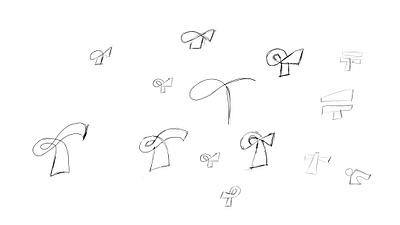 T Lettermark Exploration t artistic logo t graphics t letter mark t letterform t letterform exploration t lettermark t logo t logo design t logo sketches