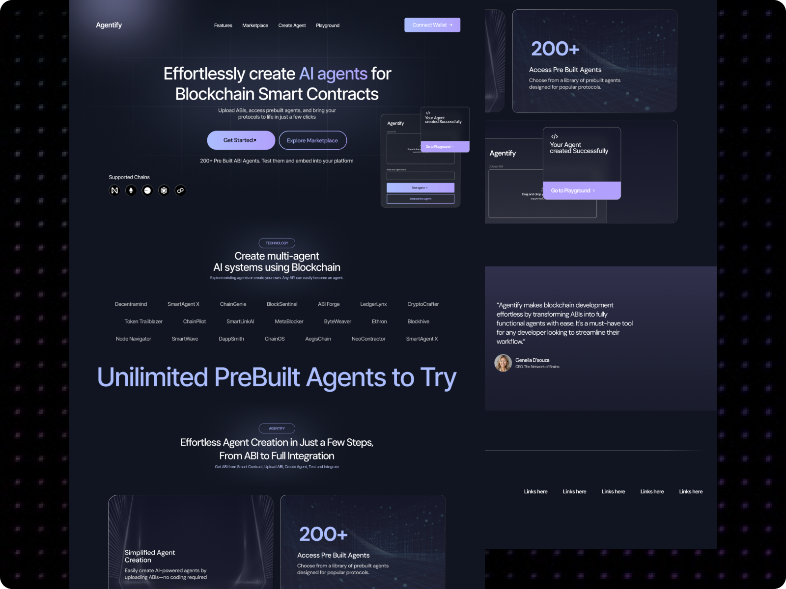 Example of Landing Page Design
