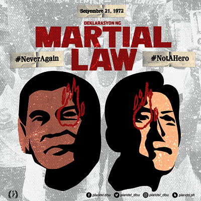 Declaration of Martial Law in the Philippines Social Media Post branding design illustration layout vector