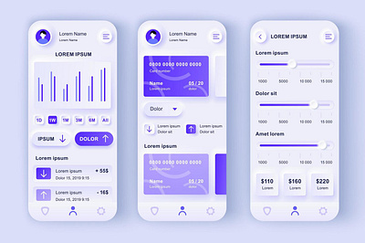 Smart banking design ui