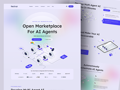 Ai landing page ai landing page ai website aı crypto cryptocurrency design landing page ui ux website