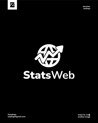 Stats Web Logo design graphic design icon logo logos logotype simple simple logo stats vector web