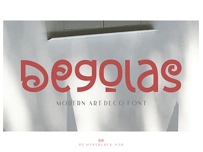 Degolas Font art deco branding classy coffee curly cursive deco display sans fashion headline hipster minimalist monoline opentype ornament playful stylish vintage webfont wedding