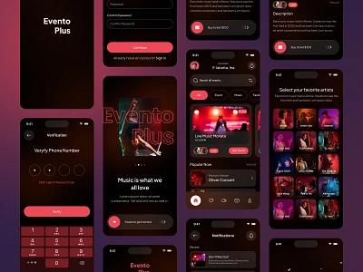 Music Player Mobile App ai music app application audiobook concert app creative app design mobile app music music app music lovers music player music player mobile app music streaming music technology oripio podcast product spotify streaming sujon