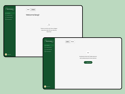 Empty states cleandesign cleanui dashboad design designinspiration dsignsystem empty state minimaldesign nodatastate product design teacherspace ui uidesign uiux userexperience userinterface ux uxdesign webappdesign webdesign