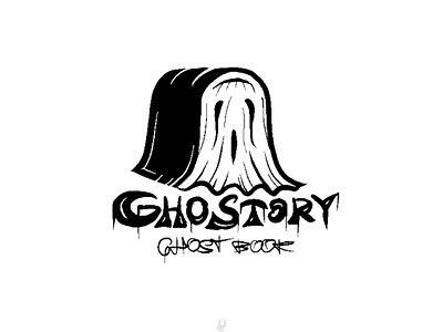 GHOSTORY artlogo book ghost graphic horror illustration