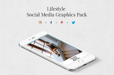 Lifestyle Pack facebook fb ig insta instagram instagram posts instagram stories lifestyle lifestyle graphic lifestyle pack pin pinterest social social corner graphics social media social media graphic twitter