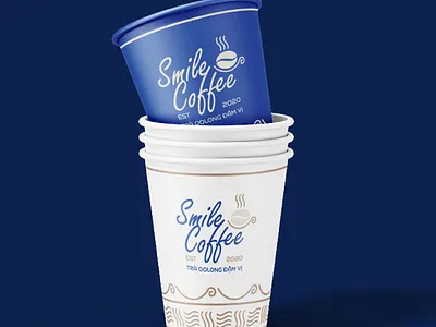 PROJECT :SMILE COFFEE DESIGN branding identity logo branding